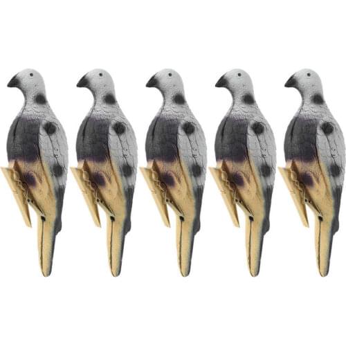 5pcs Animal Shooting Targets Lifelike Foam Animal Bait Target 3D Pigeon Archery Decoy Shooting Decoy Target Practicing Bait