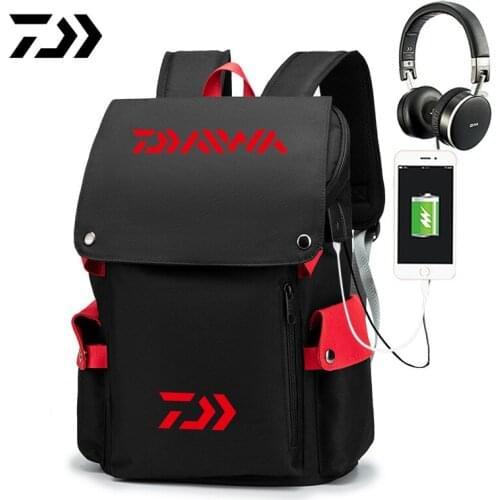 Daiwa Sport Fishing Backpack New Trend of Schoolbags for Boys and Girls on Campus Anti-theft Large-capacity Backpack Mens Bag