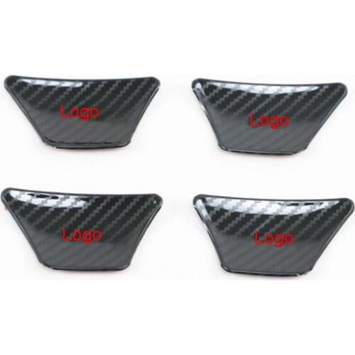 Tonlinker Interior Armrest storage box Cover sticker for Citroen C-Elysee/Peugeot 301 2017-19 Car styling 1PCS ABS Cover Sticker