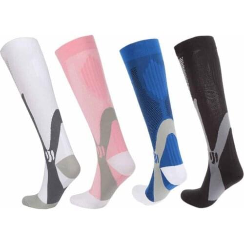 Outdoor Unisex Leg Support Stretch Magic Compression Socks Performance Sports Running