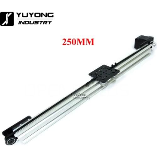 V-Slot NEMA 17 Linear Actuator Bundle Diy Belt Driven Kit with Nema 17 Stepper Motor for Openbuilds 250mm