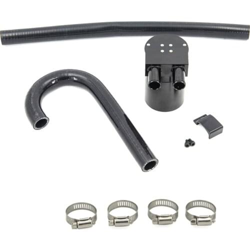 High Performance Black Aluminum Alloy Reservior Oil Catch Can Tank for BMW N54 335i 135i E90 E92 E82 2006-2010 OCT-1124