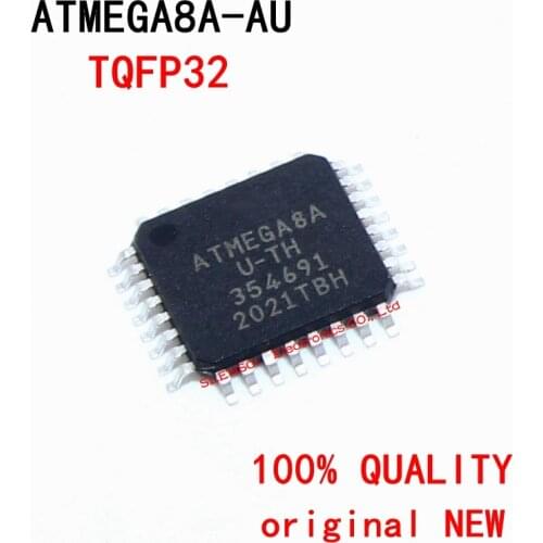 1-2-5-10-50 PCS ATMEGA8A-AU QFP-32 ATMEGA8A TQFP MEGA8A-AU 8A-AU original