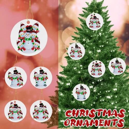 2020 Christmas Ornaments Hanging Decoration Personalized Gift Family Product For Hung Christmas Tree Window And Door D70