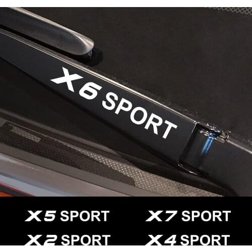 4PCS Car Stickers Window Wiper Sport PVC Decals For BMW X5 E70 E53 F15 X3 F25 E83 X6 F16 E71 X1 F48 E84 X2 X4 F26 X7 Accessories