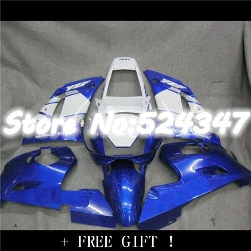 B YZF-R1 09-11 Blue white fairing kits for YZF R1 09 10 11 YZF1000 R1 09 10 11 YZF R1 2009 2010 2011 fairing part