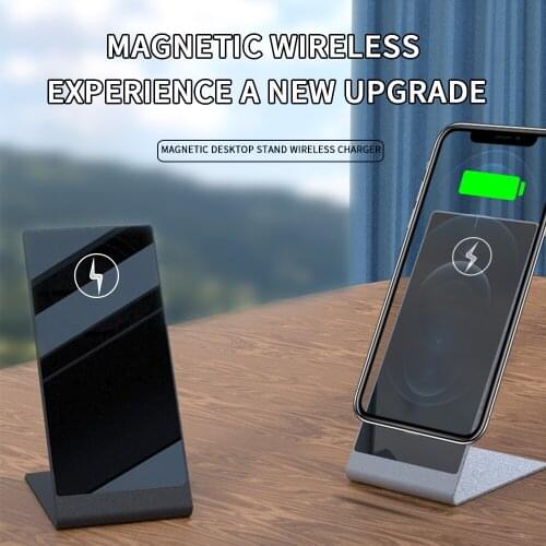 15W Qi Wireless Charger Stand For iPhone 12/12Mini/12Pro/12Pro Max Fast Charging Dock Station Phone Holder