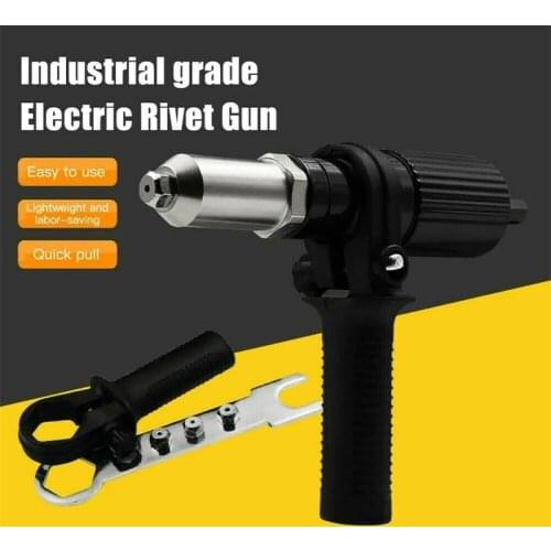 Electric Drill Rivet Gun Adapter Aluminum Alloy Nut Riveter Insert Nail Quickly Pull Power Tools Acessories