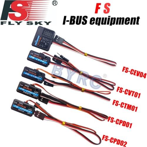 FlySky FS-CPD01 FS-CPD02 FS-CTM01 FS-CEV04 FS-CVT01 Sensor Telemetry Data Module Set for FS i6 i10 iT4S iA6B iA4B iA10B RX iBus