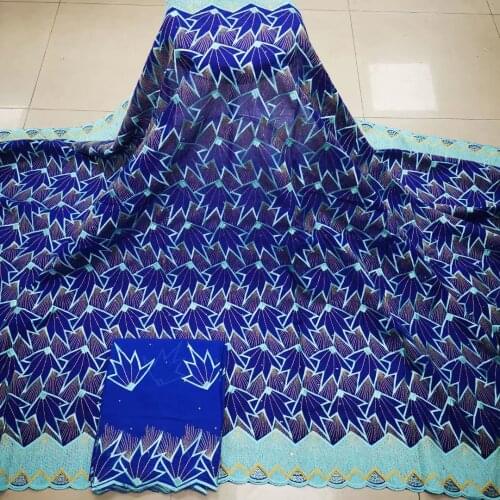 Hot Sale Swiss Lace Fabric 2021 Latest Embroidery African 100%Cotton Fabrics Swiss Voile Lace In Switzerland Dubai Fabrics 5yard