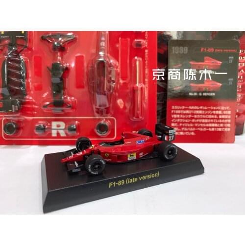 1/64 KYOSHO Ferrari F1-89 late version #28 Borg F1 Formula Car Collection die-cast alloy assemled car decoration model toys