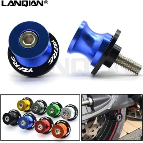 M6 For YAMAHA YZF R6 YZFR6 1999 2000 2001 2002 2003 2004-2018 With YZF R6 LOGO Motorcycle Swingarm Spools Slider Stand Screws