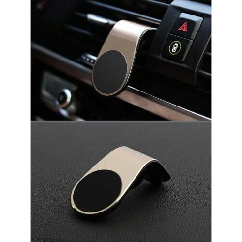 Magnetic Car Phone Holder Metal Air Vent Magnet Mount GPS Mobile Support Telefon Stand For iPhone 12 for Xiaomi Redmi Samsung