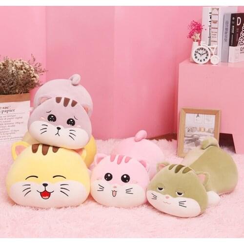 Cute Puppy Cat Doll super soft Plush Toy Ragdoll Sleeping Pillow girls bed room decoration high quality Christmas Gift for kids