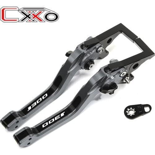 Motorcycle New arrivals 3D Rhombus Short brake clutch levers For KAWASAKI J300 j300 2014-2021 2015 2016 2017 2018 2019 2020