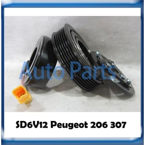 SD6V12 compressor clutch for Peugeot 206 307