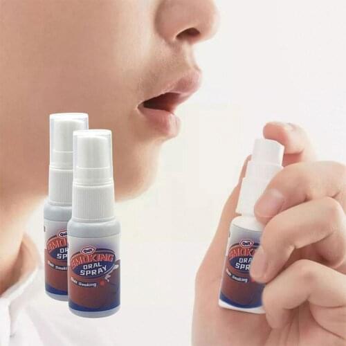 20ml Mouth Oral Natural Herbs Ingredient Quit Smoking Health Smoking Spary Bad Oral Freshener Breath Care Remove Smoke R6Z9