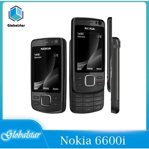 Nokia 6600i Refurbished Original phone Nokia 6600I cell phone Black color in Stock refurbished
