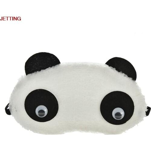 JETTING-3D lovely panda eye mask shade cute travel rest blindfold cover sleeping eye mask Nap eyeshade eyepatch