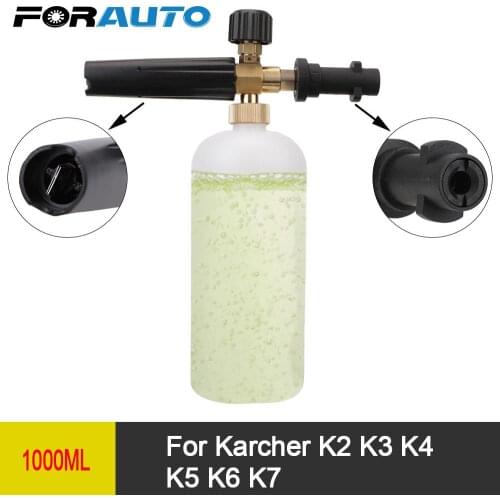 1L High Pressure Washer Adjustable Sprayer Nozzle Car Soap Foam Generator Snow foam lance For Karcher K2 K3 K4 K5 K6 K7