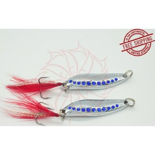 SXY fishing 10g VIB Spoon Sapphire Lure Bait Freshwater bait Sea water bait Metal Sequins bait Mustad Fly hook Bass fishing