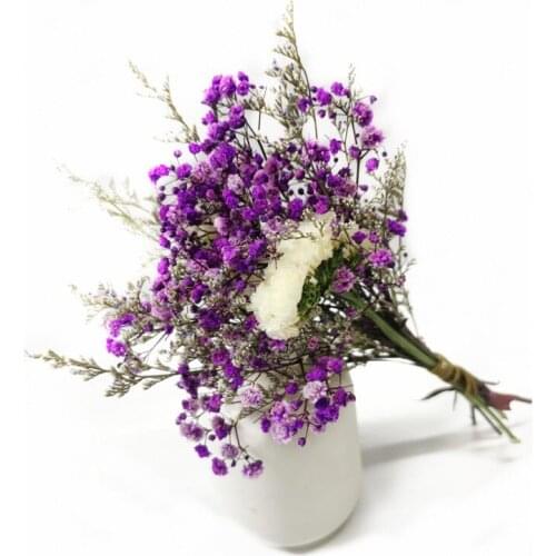 Natural Plant Mini Dried Flower Bouquets For Home Living Room Bedroom Office Homestay Decoration Souvenir Shooting Props