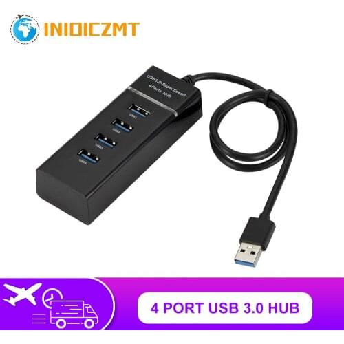 4 ports High Speed HUB High-Speed 4 Port USB 3.0 Multi HUB Splitter Expansion For Desktop PC Laptop Adapter USB 3.0 HUB