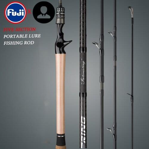 Japan Tackle 1.8M 1.98M Fishing Rod Two Tones of ML L Ultra Light Boat Lure Pole Fuji Guide Ring Cork Wood Handle Jigging Rods