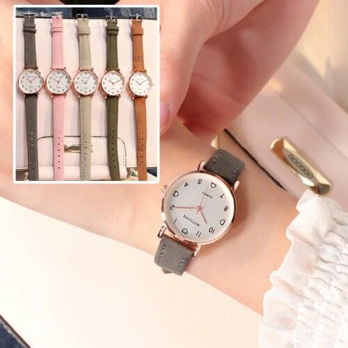 2020 New Watch Women Simple Fashion Casual Small Dial Womens watches Leather Strap Quartz Clock Wrist Watches Gift Reloj mujer