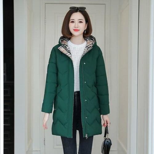 ISENMAL New Arrival Fashion Slim Women Winter Jacket Cotton Padded Warm Thicken Ladies Coat Long Coats Parka Womens Jackets