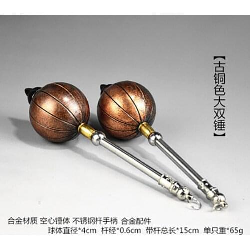 1/6 Scale Ancient Micro Weapon Golden Hammer Lion Head Hammer 12 Inch Action Figure Weapon Accessories