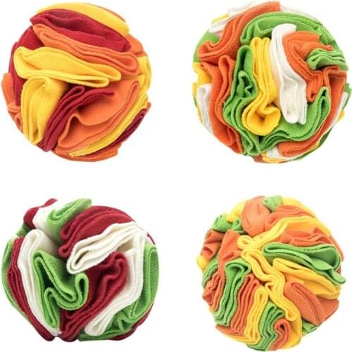 1Pcs Dog Sniffing Training Blanket Snuffle Ball Mat Detachable Pads Puzzle Toy Pet Supplies For Dogs Cats