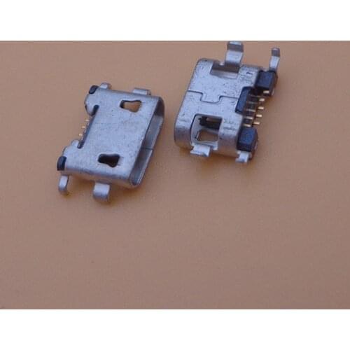 2pcs micro mini 5Pin USB jack socket Connector dock plug repair replacement For Uhans A101 A101s MT6737