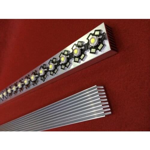 30cm High Power LED Heatsink Grille shape 300mm*25mm*12mm Good heat dissipation aluminum