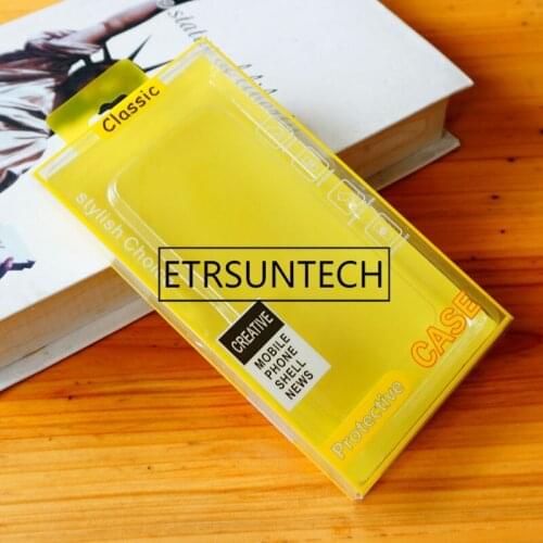 Luxury PVC Package box with tray For iPhone X 8 7 7 Plus 6 6PLUS cover leather business case Cell phone case Retail box 3 colors