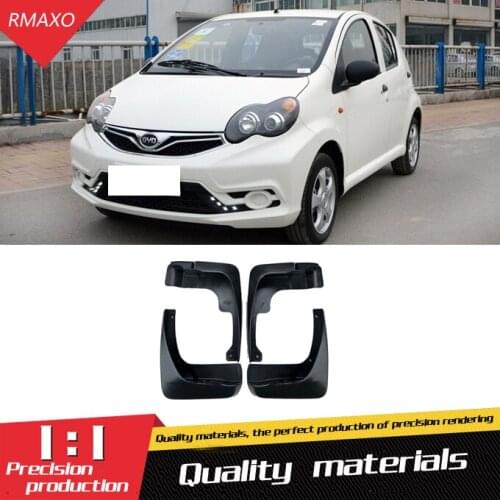 For BYD F0 2008-2015 Mudflaps Splash Guards Front With the color and rear Mud Flap Mudguards Fender Modified special