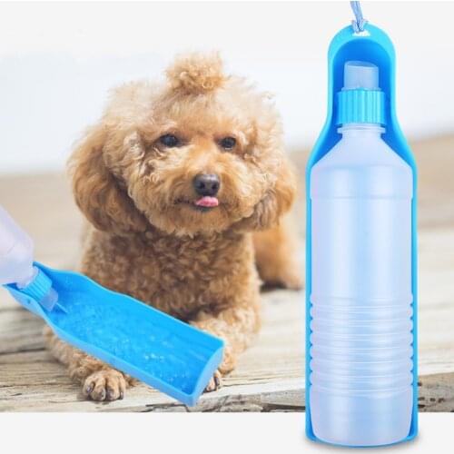 Pet Drinking Water Bottle 250ml Dog Drinking Water Bottle Foldable Out Portable Water Bottle Automatic Water Feeder Pet Supplies