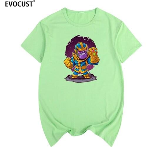 Infinity War Thanos Summer print T-shirt Cotton Men T shirt New women TEE fashion