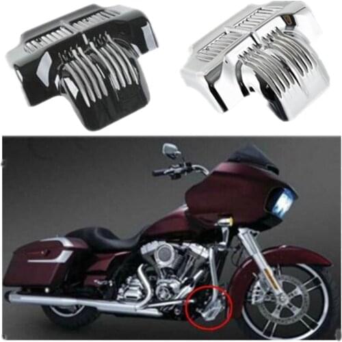 Motorcycle Oil Cooler Cover For Harley Touring Road King Electra Street Glide Trike