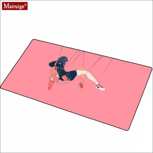 Carpet Anime Girl Cute Mouse Pad Gamer Pink Funny Mouse Mat Keyboard Anime Desk Pad Mini Pc Office Mice Pad Mat of Overwatch