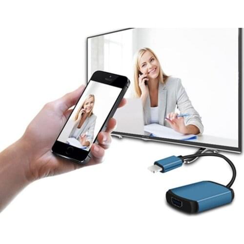 Mobile wireless WiFi same screen device Push treasure HDMI, push mirror Airplay to connect TV projection, lightning to HDMI,iOS