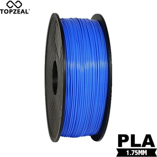 TOPZEAL Blue Color PLA Filament 1.75mm 1KG PLA Plastic for 3D Printer 3D Printing Materials