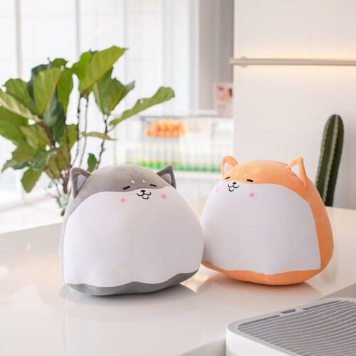 New 25/35/45cm Pudding Cute Shiba Inu Dog Plush Toy Stuffed Soft Animal Corgi Chai Pillow Christmas Gift for Kids Kawaii Doll