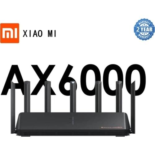 New Xiaomi Router AX6000 AIoT Router 6000Mbs WiFi6 VPN 512MB Qualcomm CPU Mesh Repeater External Signal Network Amplifier M