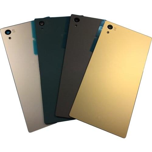 Original For Sony Xperia Z5 Back Glass Battery Cover Door Back Housing Rear Case Replacement Parts E6603 E6633 E6653