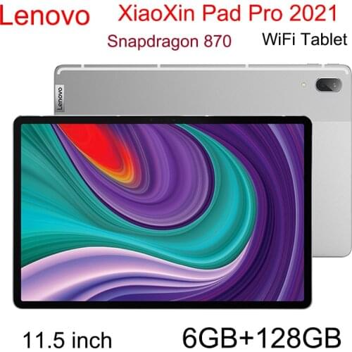 Original Lenovo XiaoXin Pad Pro WiFi Tablet TB-J716F 11.5 inch 6GB+128GB Face+Fingerprint Identification Qualcomm Snapdragon 870