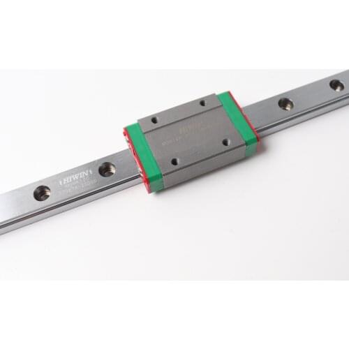 Genuine Hiwin 5pcs Hiwin MGN12H carriages+400mm L MGNR12C linear rails for BLV MGN Cube 3d printer Hiwin MGN12H linear rail