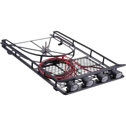 RC Crawler 1:10 Roof Rack Luggage Carrier for D90 Axial SCX10 -4