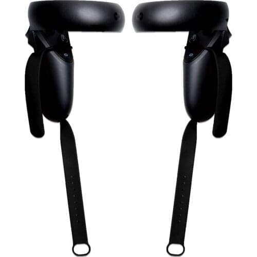 VR Touch Controller Handle Grip Adjustable Wrist Strap for Oculus Quest/Rift S VR Headset Controllers Soft Silicone Fixing Belt