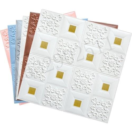 Self Adhesive 3D Brick Wall Stickers Stone Living Room Decor Foam Waterproof Panels Covering Wallpaper TV Background Kids Home